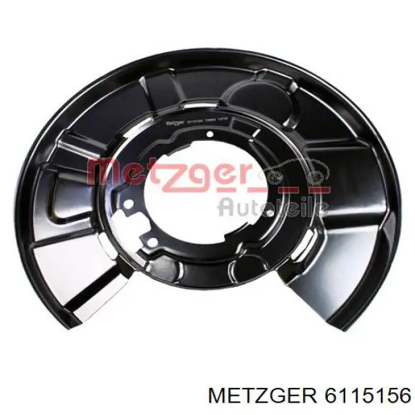 6115156 Metzger защита тормозного диска заднего правая