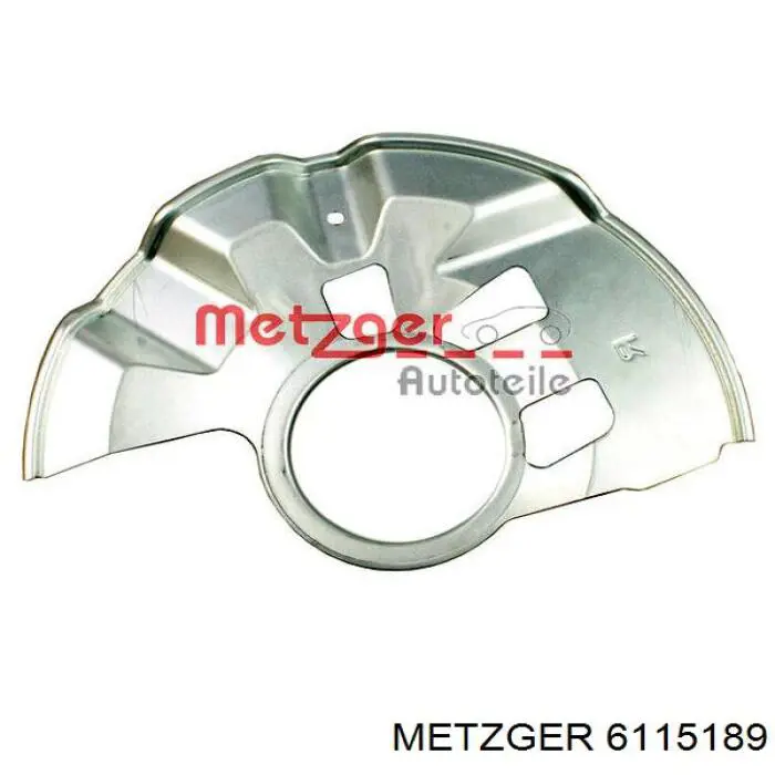 6115189 Metzger защита тормозного диска переднего левого