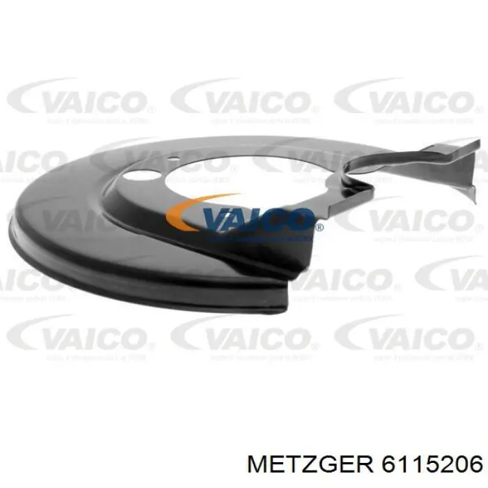 6115206 Metzger защита тормозного диска заднего правая