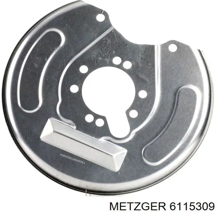 Proteção esquerda do freio de disco traseiro para Mitsubishi Space Star (DG0)