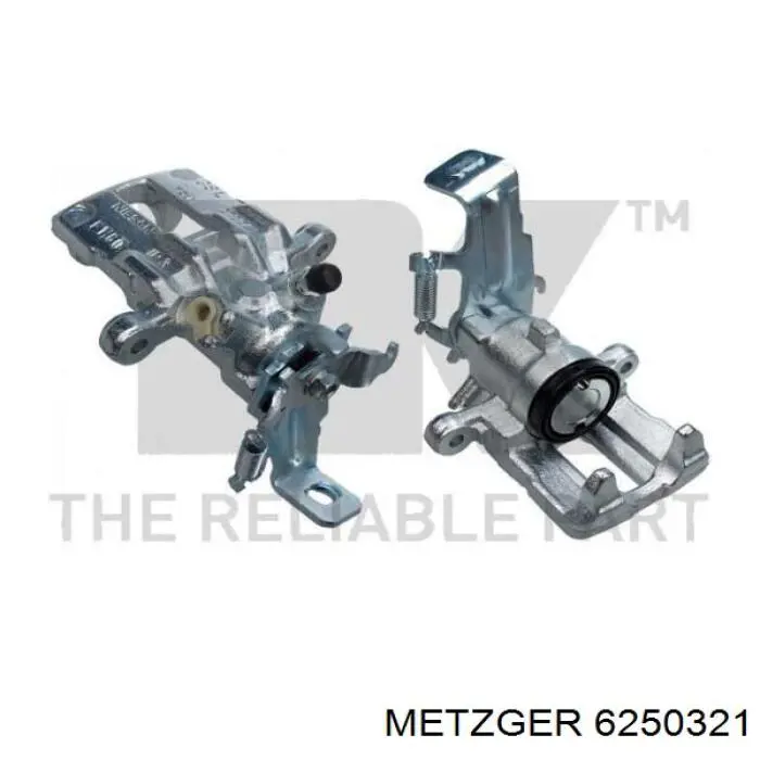 6250321 Metzger суппорт тормозной задний левый