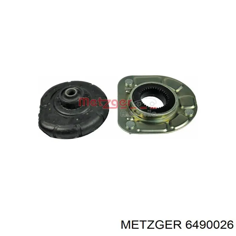 6490026 Metzger suporte de amortecedor dianteiro