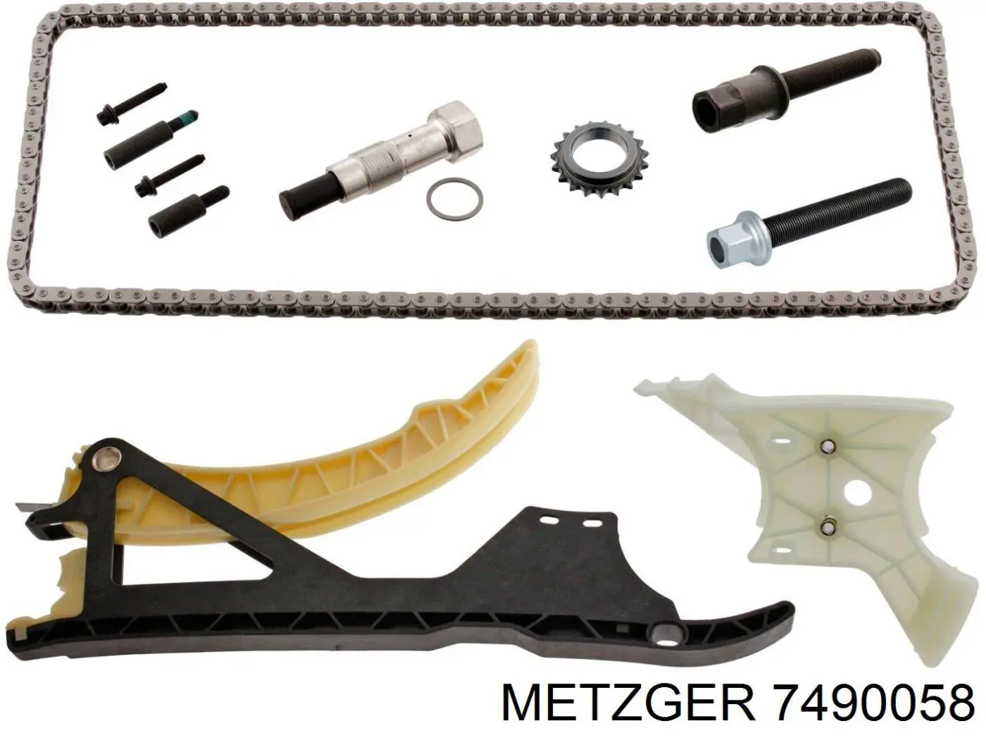 7490058 Metzger cadeia do mecanismo de distribuição de gás, kit