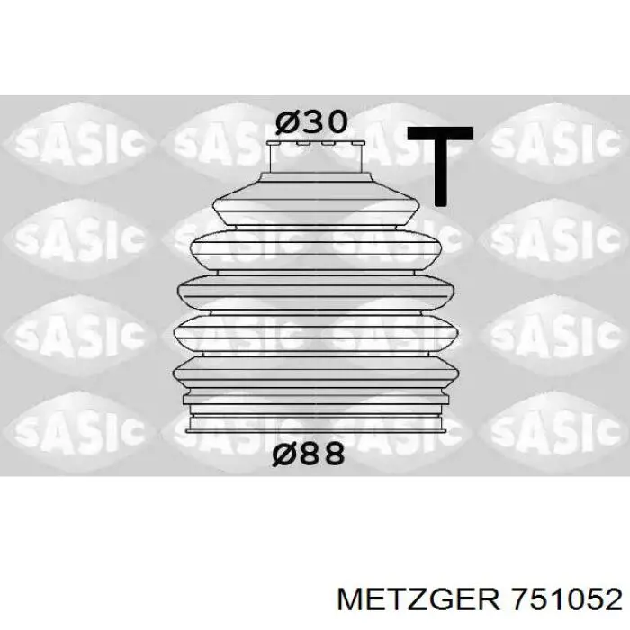Купить 751052 Metzger Пыльник гранаты наружный, передний