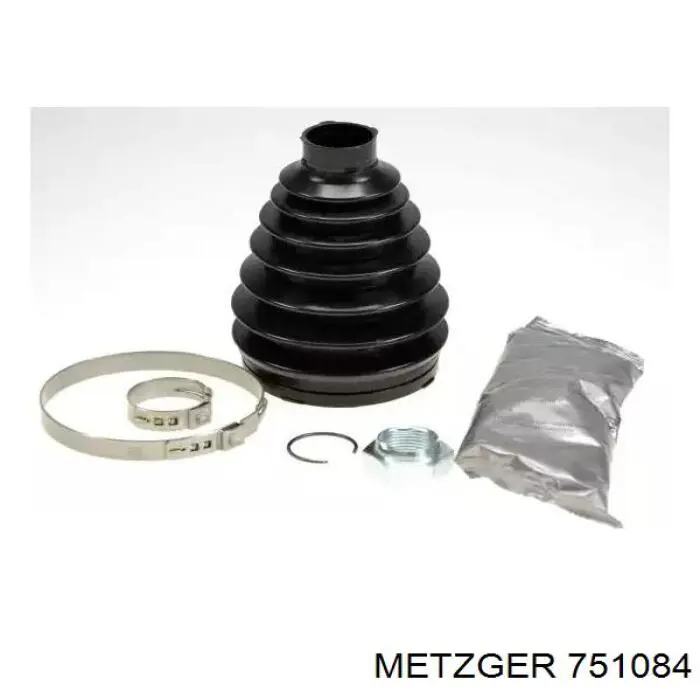Пыльник ШРУСа передней полуоси наружный Metzger 751084