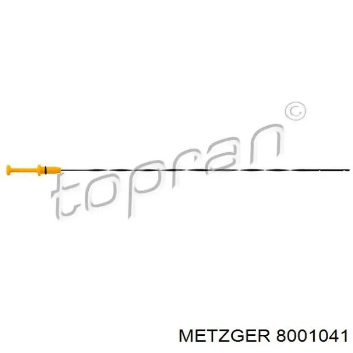 8001056 Metzger щуп (индикатор уровня масла в двигателе)