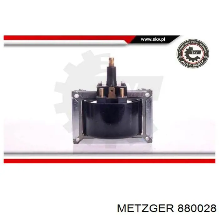 Bobina de encendido 880028 Metzger