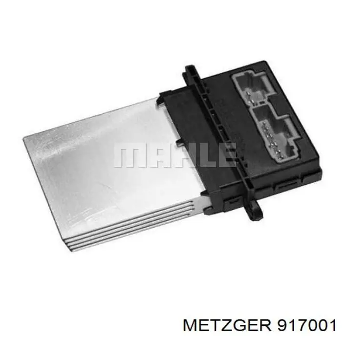 Резистор (сопротивление) вентилятора печки (отопителя салона) Metzger 917001
