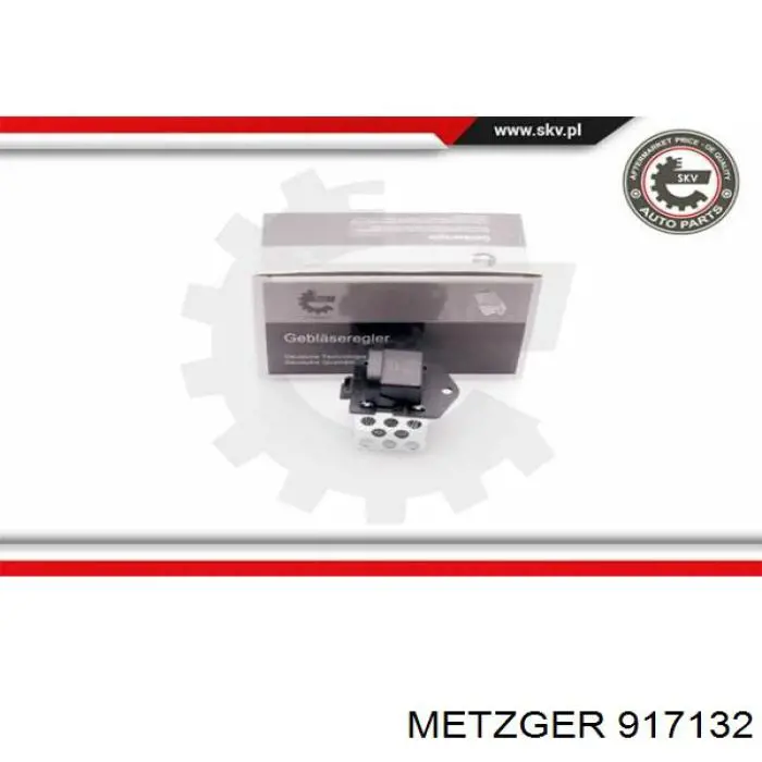 Control De Velocidad De El Ventilador De Enfriamiento (Unidad De Control) 917132 Metzger