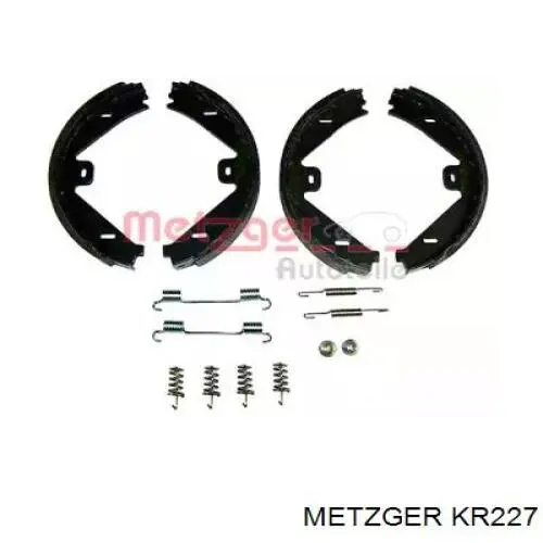 Колодки ручника KR227 Metzger