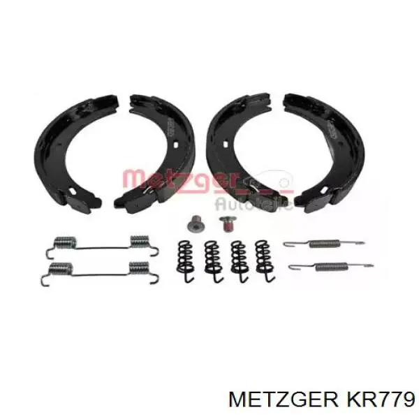 KR779 Metzger колодки ручника (стояночного тормоза)