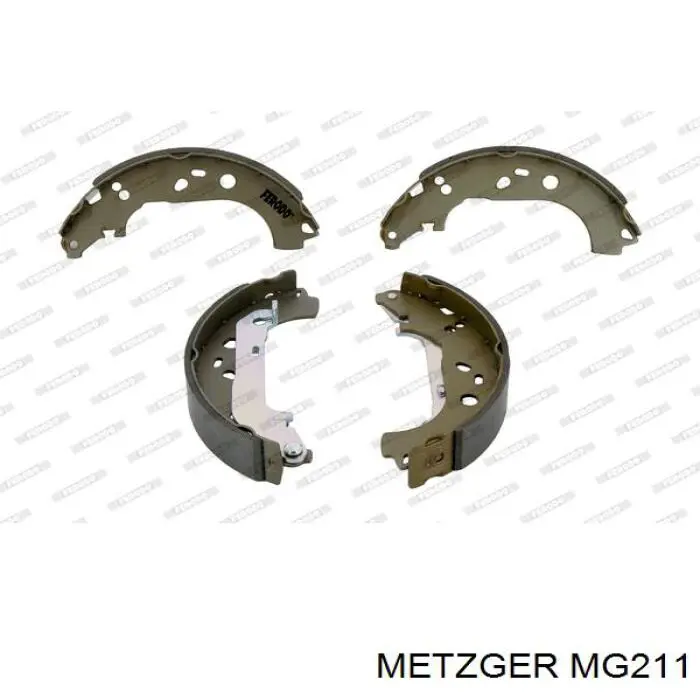 Тормоза рабочие задние ножные и тормозные барабаны Metzger MG211 цена, от 27.43 USD