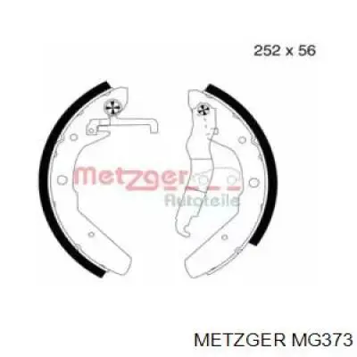 Задние барабанные колодки MG373 Metzger