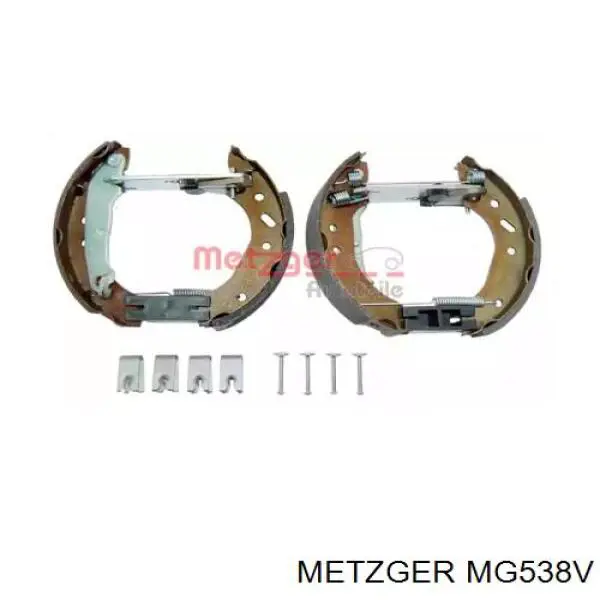 Колодки тормозные задние барабанные Metzger MG538V