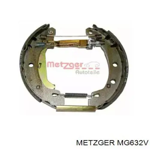 Колодки тормозные задние барабанные Metzger MG632V