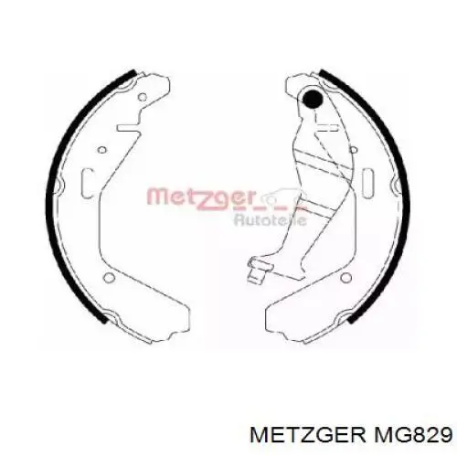 Задние барабанные колодки MG829 Metzger