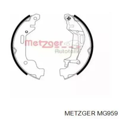 Задние барабанные колодки MG959 Metzger