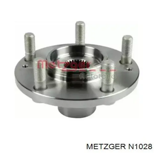 Cubo de rueda delantero N1028 Metzger