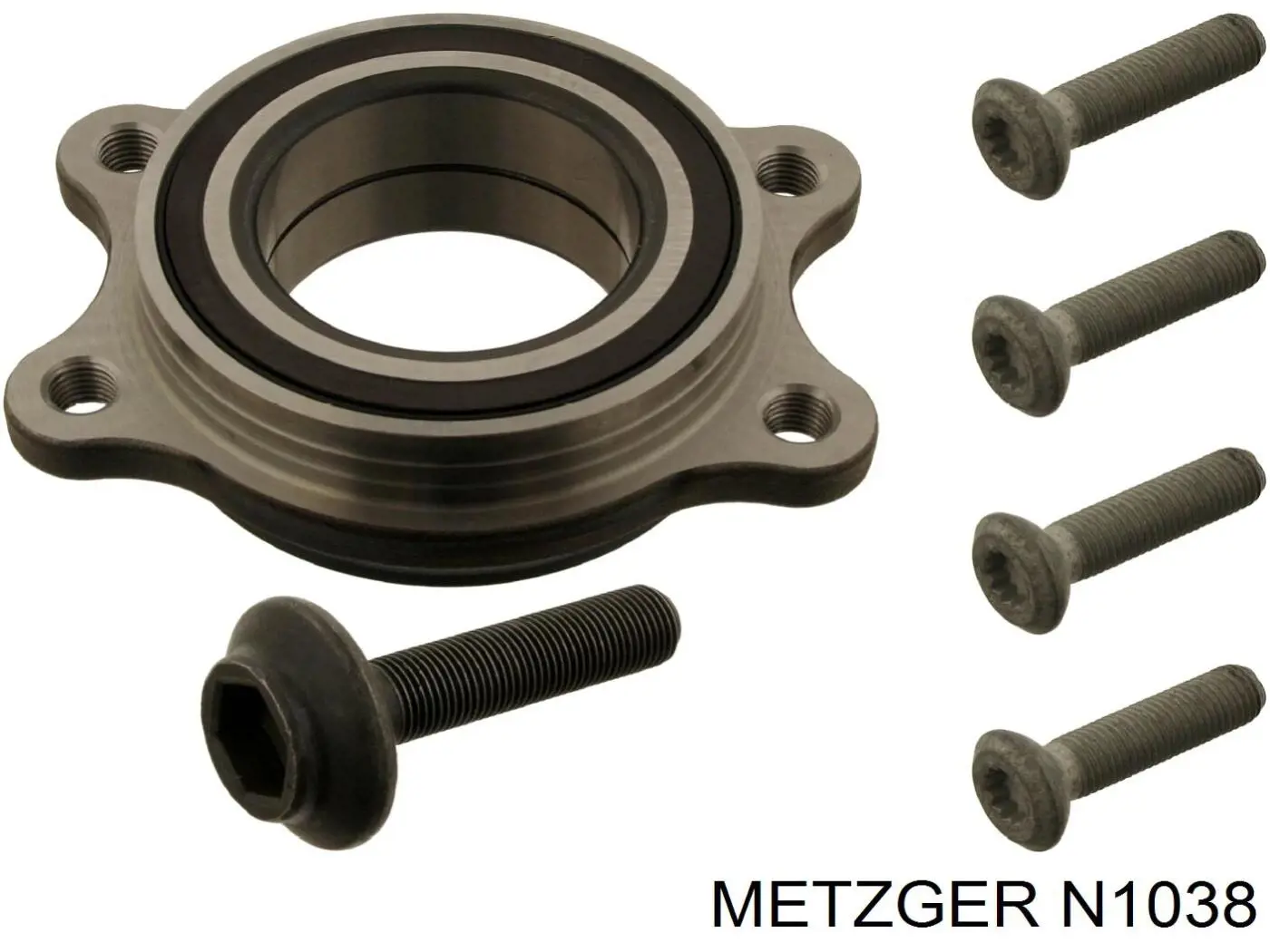 Cubo de rueda delantero N1038 Metzger