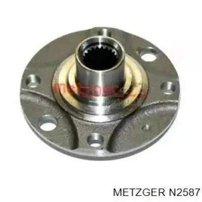 Cubo de rueda delantero N2587 Metzger