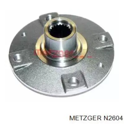 Cubo de rueda delantero N2604 Metzger