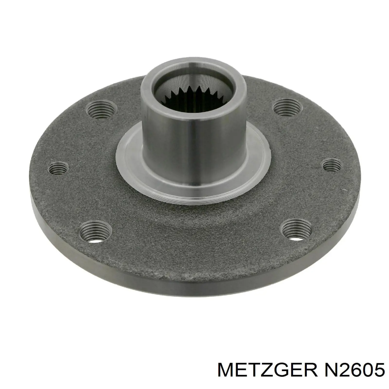 Cubo de rueda delantero N2605 Metzger