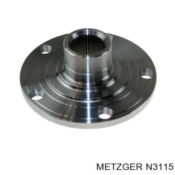 Cubo de rueda delantero N3115 Metzger