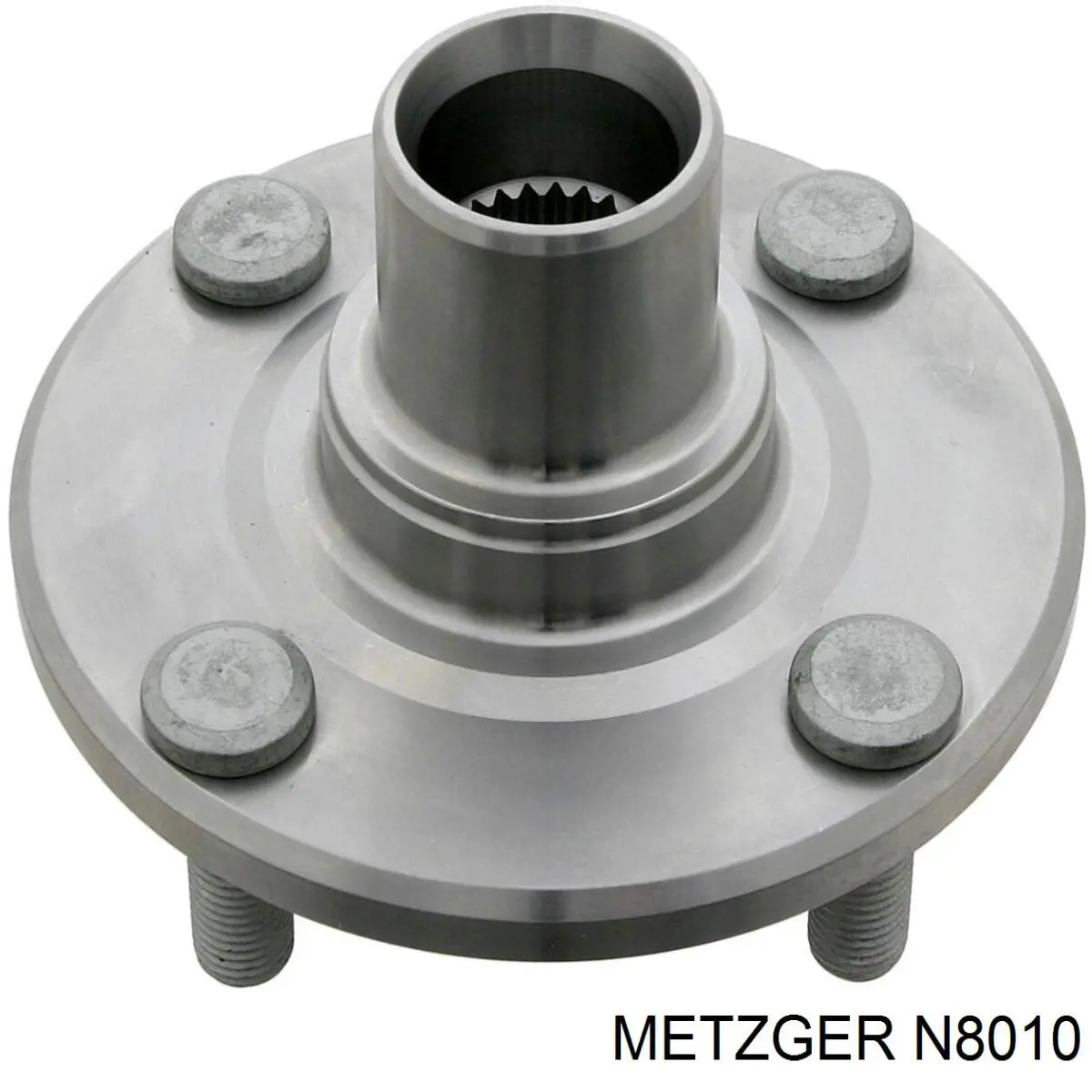 Cubo de rueda delantero N8010 Metzger