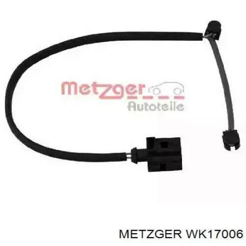 Датчик износа тормозных колодок передний Metzger WK17006