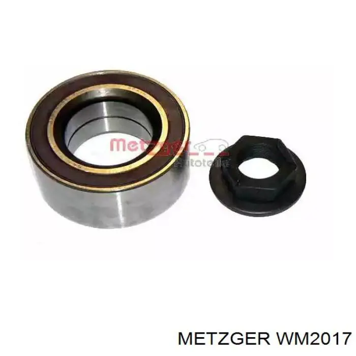 WM2017 Metzger подшипник ступицы передней
