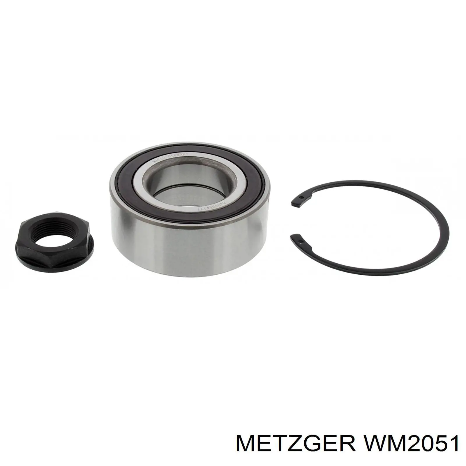 Комплект подшипника ступицы колеса Metzger WM2051 цена, от 25.99 USD