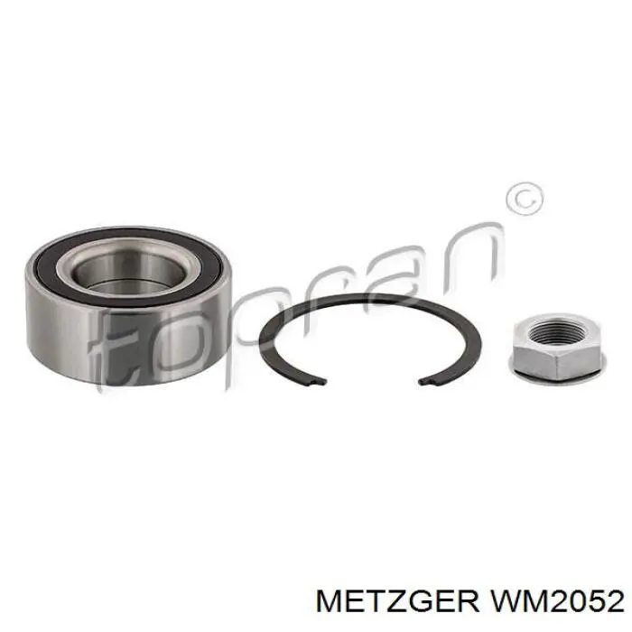 Комплект подшипника ступицы колеса Metzger WM2052 цена, от 49.85 USD