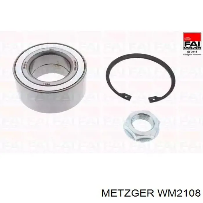 Задняя ступица WM2108 Metzger