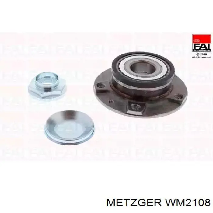 Ступица заднего колеса Metzger WM2108