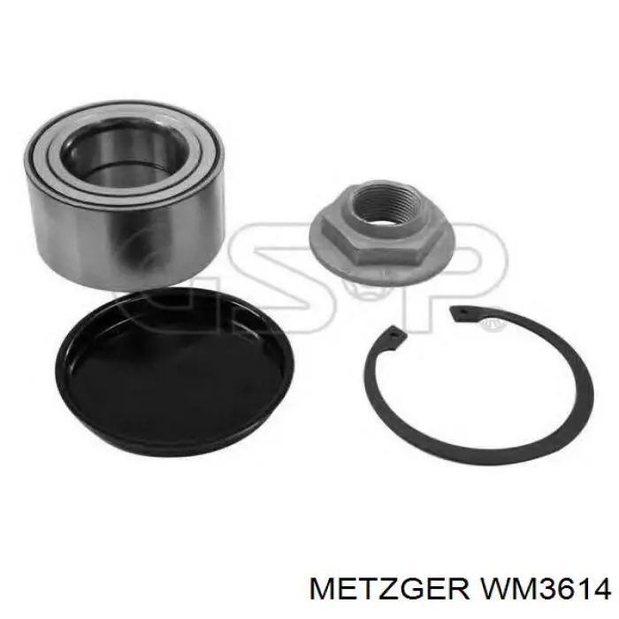 Задний подшипник Metzger WM3614