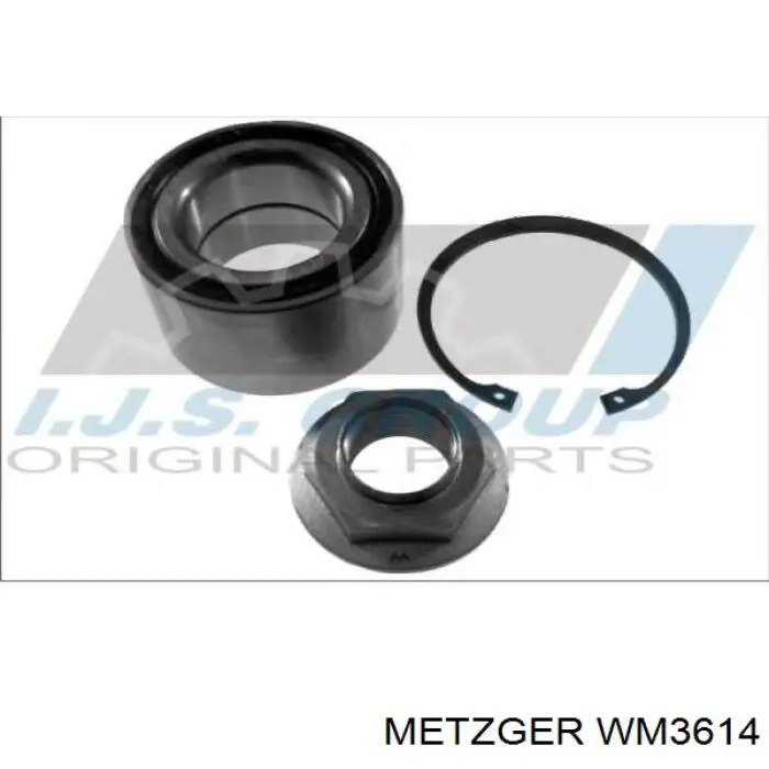 WM3614 Metzger Подшипник ступицы задней