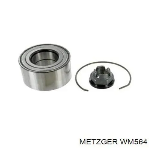 Комплект подшипника ступицы колеса Metzger WM564 цена, от 27.23 USD