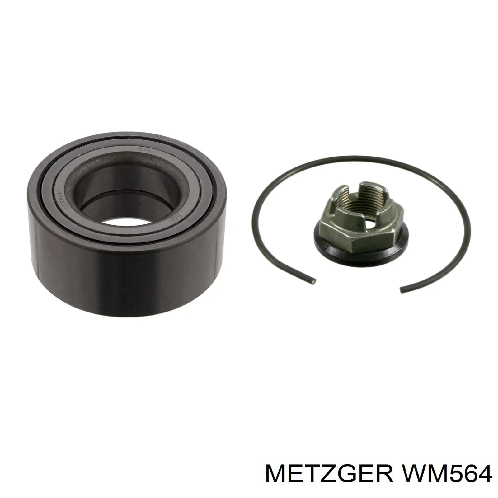 Комплект подшипника ступицы колеса Metzger WM564 цена, от 27.23 USD