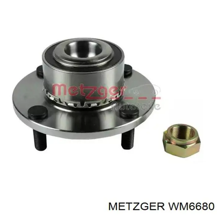WM6680 Metzger ступица передняя