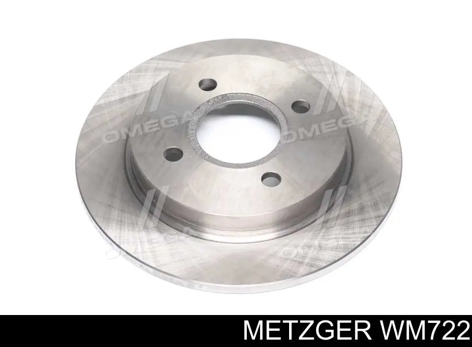 WM722 Metzger подшипник ступицы передней