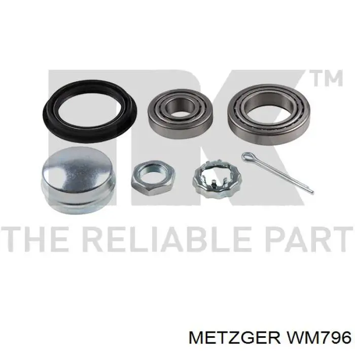 Купить WM796 Metzger Подшипник задней ступицы
