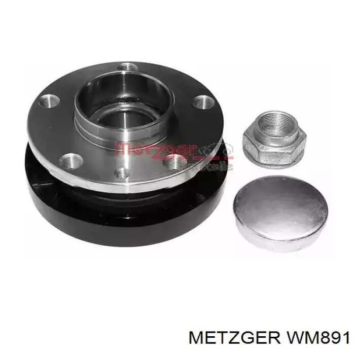 Ступица заднего колеса Metzger WM891
