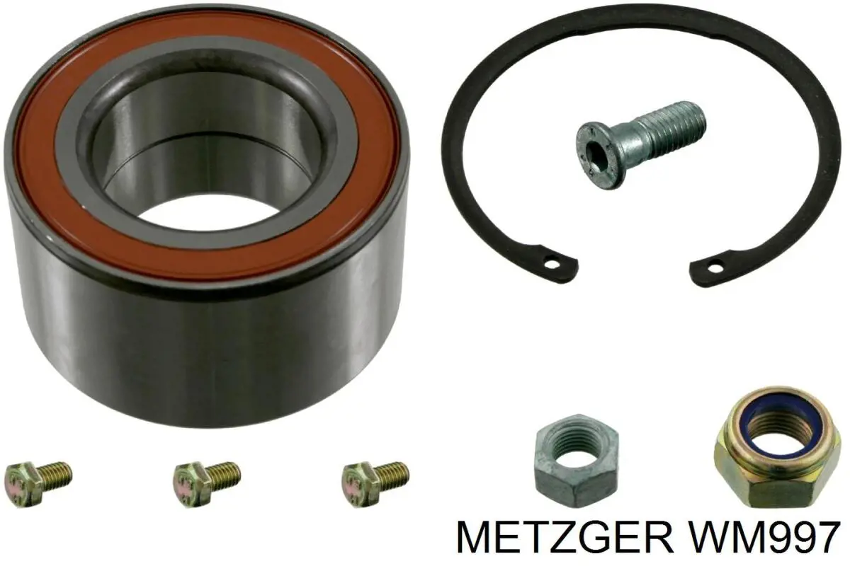 WM997 Metzger подшипник ступицы передней
