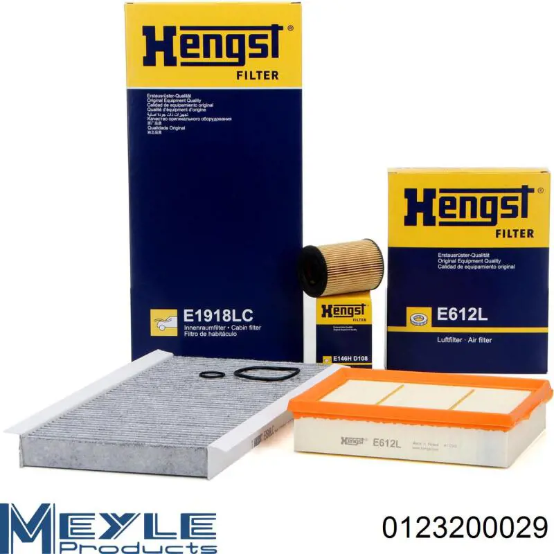 Купить 0123200029 Meyle Фильтр салона угольный