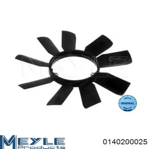 Вентилятор (крыльчатка) радиатора охлаждения Meyle 0140200025