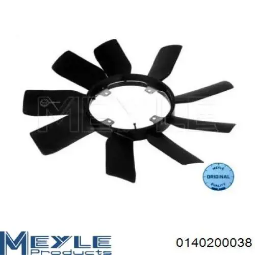 0140200038 Meyle вентилятор (крыльчатка радиатора охлаждения)