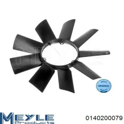 Вентилятор (крыльчатка) радиатора охлаждения MEYLE 0140200079