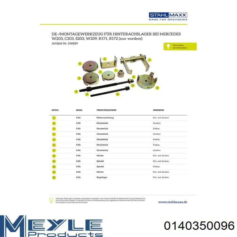 Сайлентблок заднего подрамника Meyle 0140350096 цена, от 33.61 USD