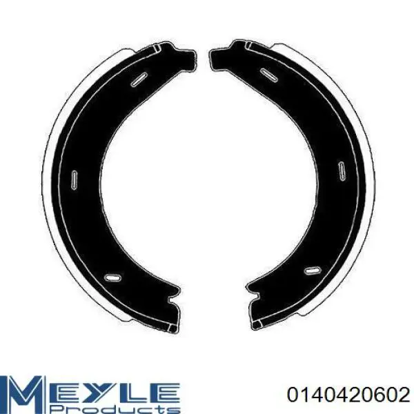 Колодки стояночного тормоза Meyle 0140420602