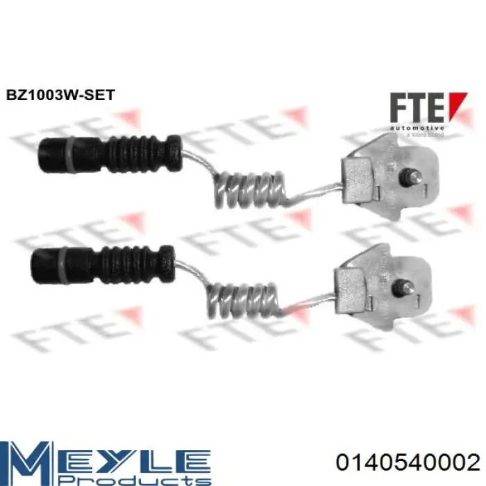 Датчик износа тормозных колодок передний 0140540002 Meyle